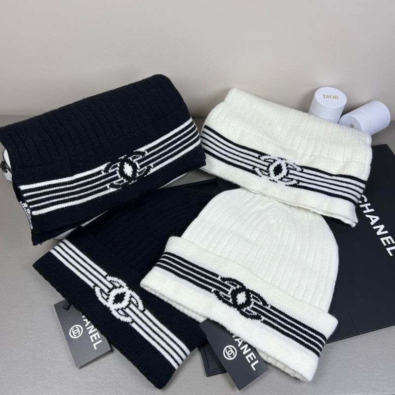 Chanel Scarf Hat dx27